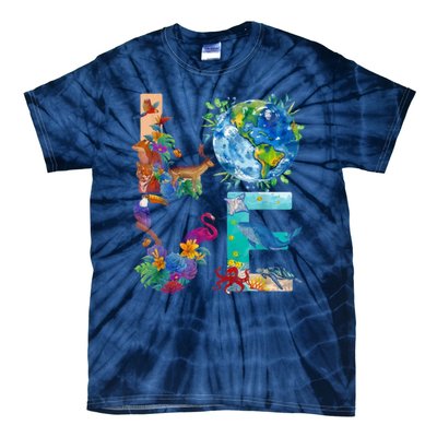 Love Earth Day Nature Tie-Dye T-Shirt