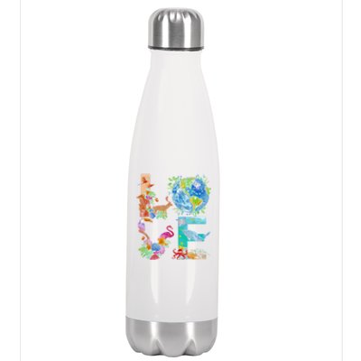 Love Earth Day Nature Stainless Steel Insulated Water Bottle