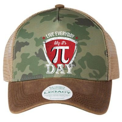 Live Every Day Like It's Pi Day Gift Legacy Tie Dye Trucker Hat