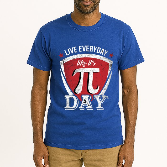 Live Every Day Like It's Pi Day Gift Tall T-Shirt