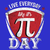 Live Every Day Like It's Pi Day Gift Button