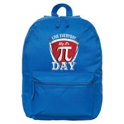 Live Every Day Like It's Pi Day Gift 16 in Basic Backpack
