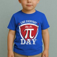 Live Every Day Like It's Pi Day Gift Toddler T-Shirt