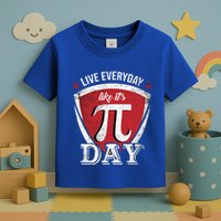 Live Every Day Like It's Pi Day Gift Toddler T-Shirt