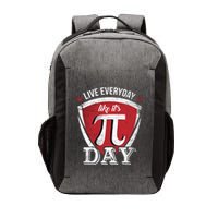 Live Every Day Like It's Pi Day Gift Vector Backpack