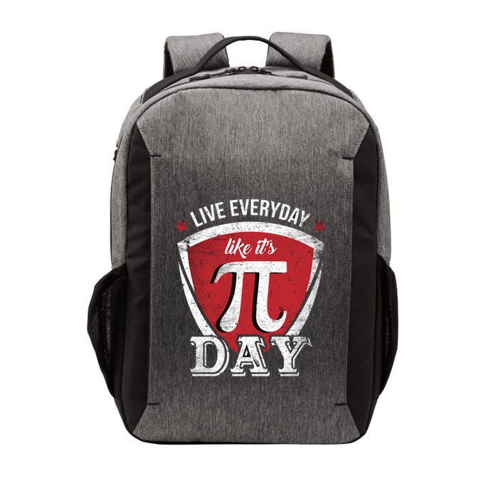 Live Every Day Like It's Pi Day Gift Vector Backpack