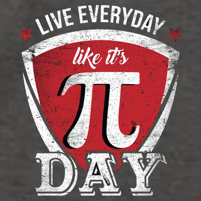 Live Every Day Like It's Pi Day Gift Vector Backpack