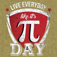 Live Every Day Like It's Pi Day Gift Garment-Dyed Women's Muscle Tee