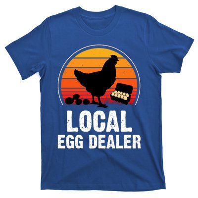 Local Egg Dealer Funny Retro Egg Peddler Chicken Egg Farmer T-Shirt