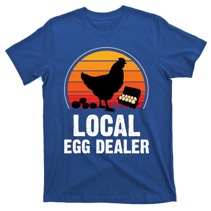 Local Egg Dealer Funny Retro Egg Peddler Chicken Egg Farmer T-Shirt