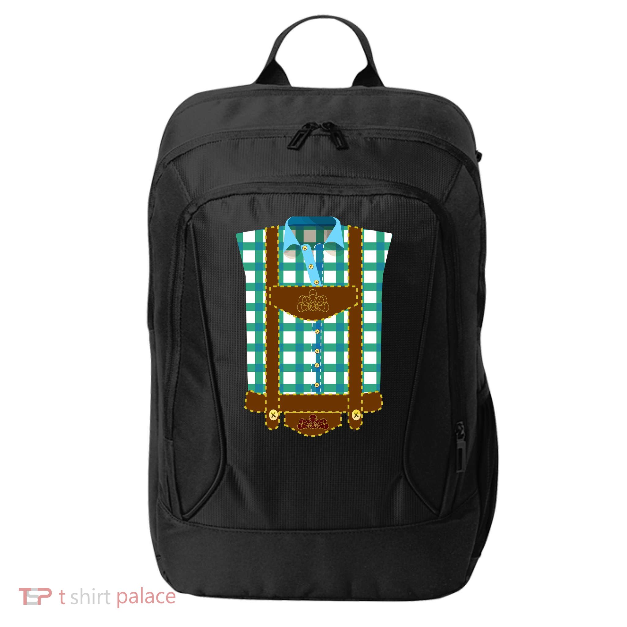 Lederhosen Costume Funny Oktoberfest Tux City Backpack