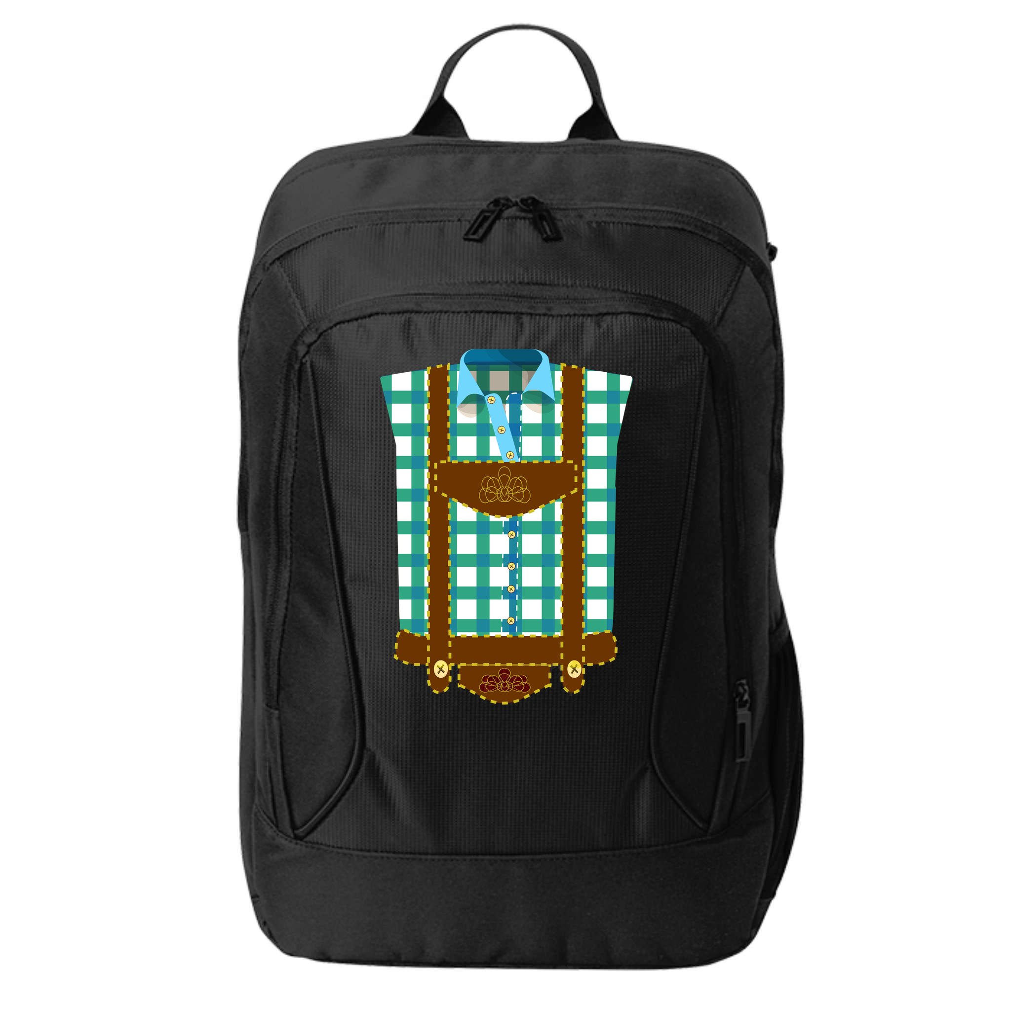 Lederhosen Costume Funny Oktoberfest Tux City Backpack