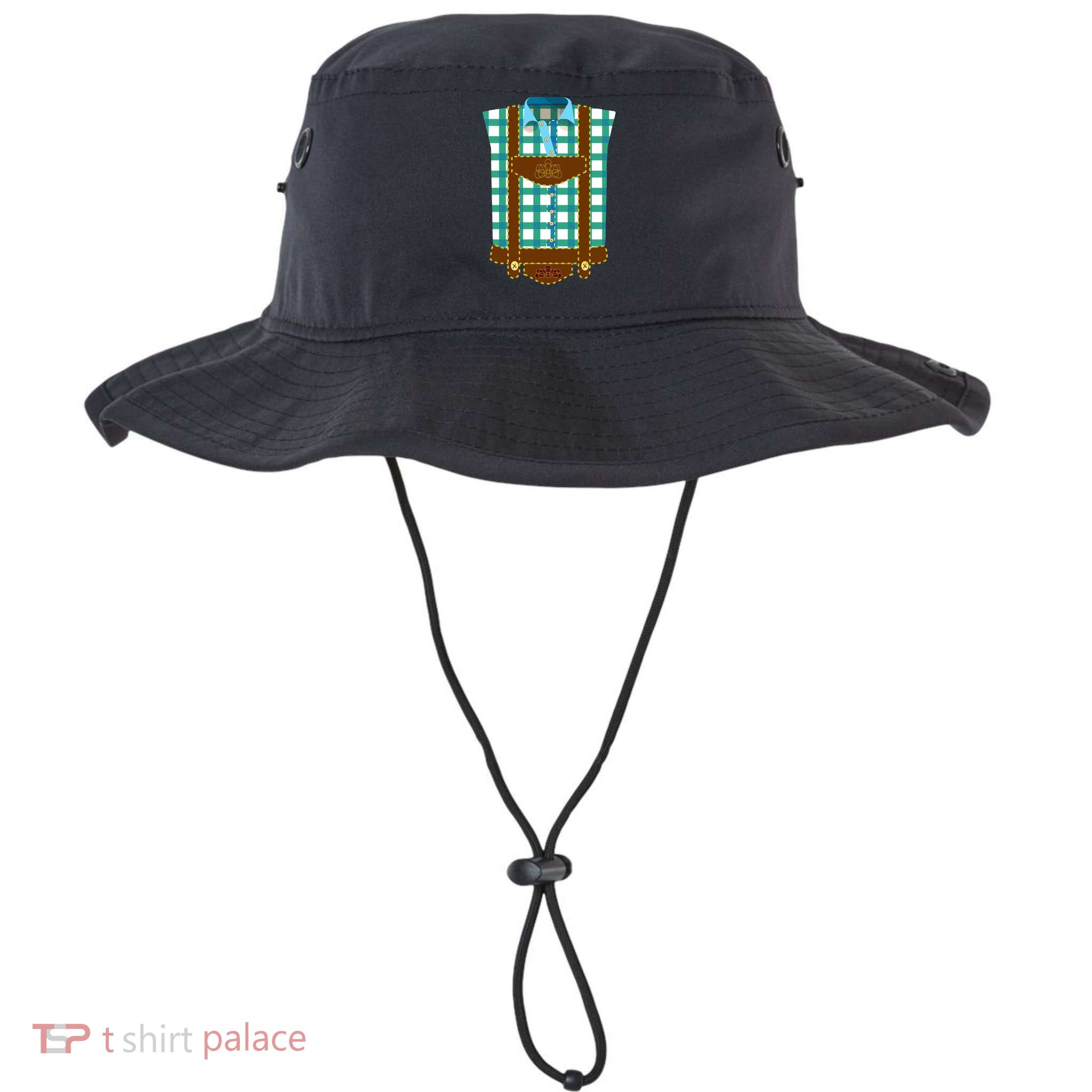Lederhosen Costume Funny Oktoberfest Tux Legacy Cool Fit Booney Bucket Hat
