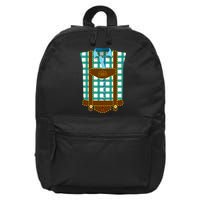 Lederhosen Costume Funny Oktoberfest Tux 16 in Basic Backpack