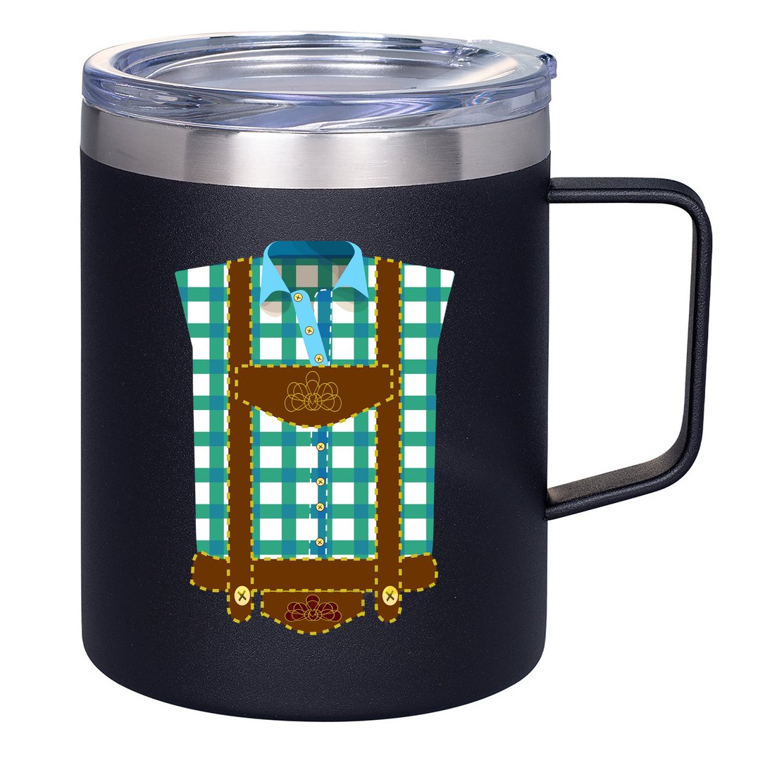 Lederhosen Costume Funny Oktoberfest Tux 12oz Stainless Steel Coffee Mug