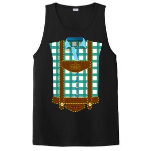 Lederhosen Costume Funny Oktoberfest Tux PosiCharge Competitor Tank