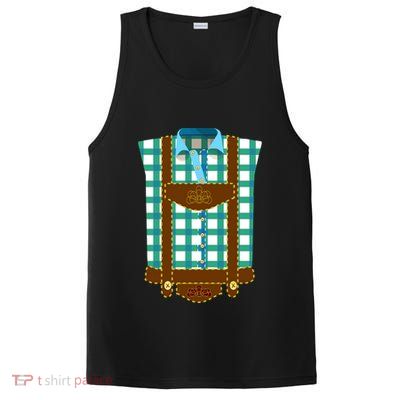 Lederhosen Costume Funny Oktoberfest Tux PosiCharge Competitor Tank