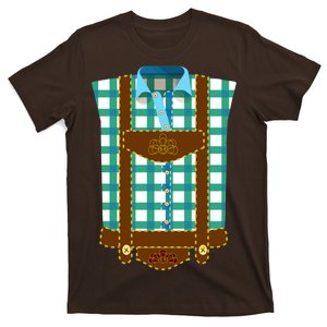 Lederhosen Costume Funny Oktoberfest Tux T-Shirt