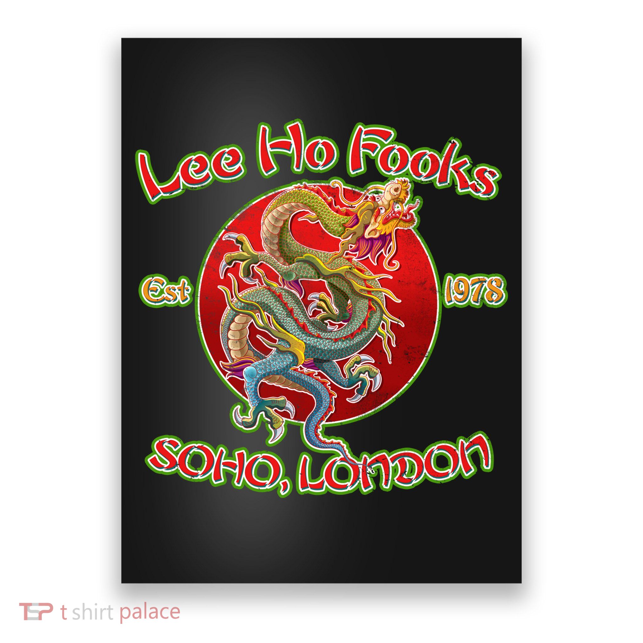 Lee Ho Fooks Soho London Est 1978 Poster