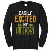 Locksmith Easily Excited Lockpicking Lock Pick Locksmithing Sweatshirt