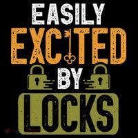 Locksmith Easily Excited Lockpicking Lock Pick Locksmithing Sustainable Bucket Hat