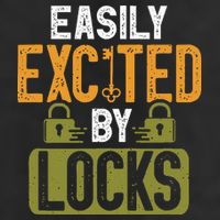 Locksmith Easily Excited Lockpicking Lock Pick Locksmithing 25L Jumbo Tote