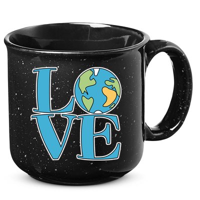 Love Earth Earth Day Simple Letter Box 15oz Campfire Ceramic Mug