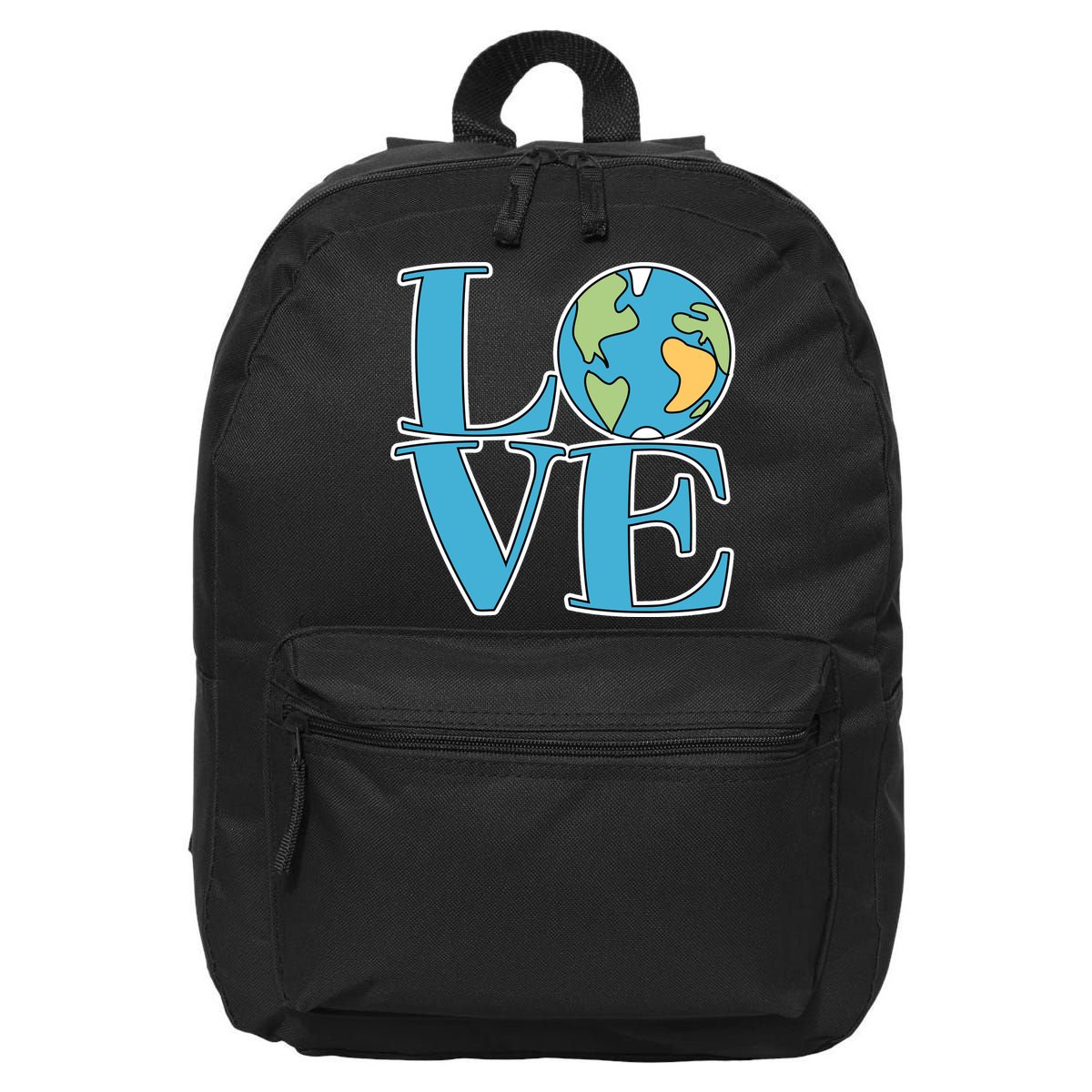 Love Earth Earth Day Simple Letter Box 16 in Basic Backpack