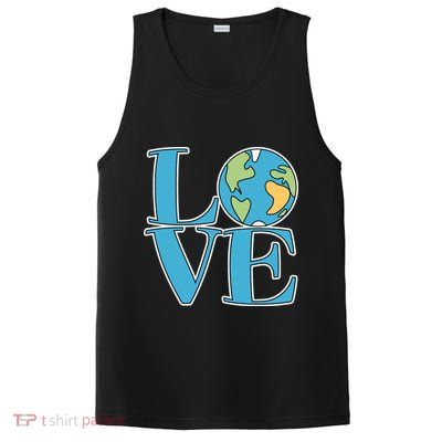 Love Earth Earth Day Simple Letter Box PosiCharge Competitor Tank