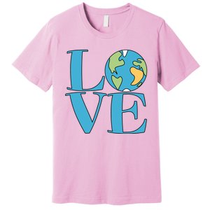 Love Earth Earth Day Simple Letter Box Premium T-Shirt