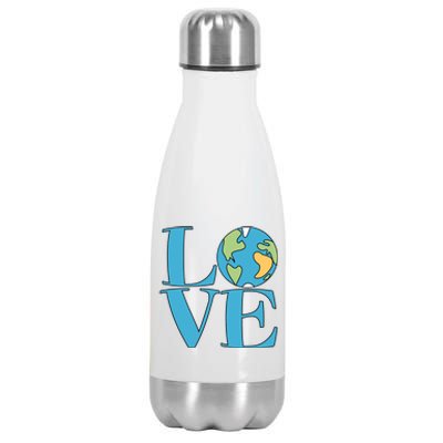 Love Earth Earth Day Simple Letter Box Stainless Steel Insulated Water Bottle