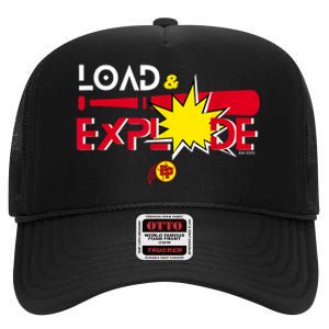 Load & Explode EP Softball High Crown Mesh Back Trucker Hat