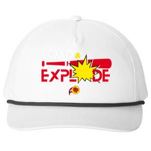 Load & Explode EP Softball Snapback Five-Panel Rope Hat