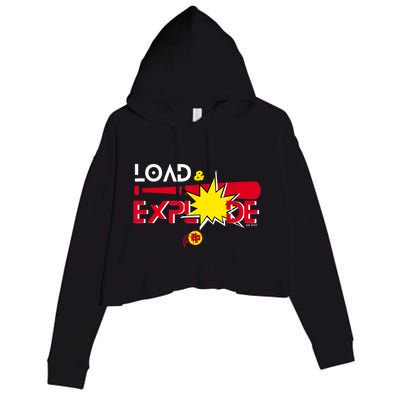 Load & Explode EP Softball Crop Fleece Hoodie