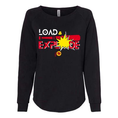 Load & Explode EP Softball Womens California Wash Sweatshirt