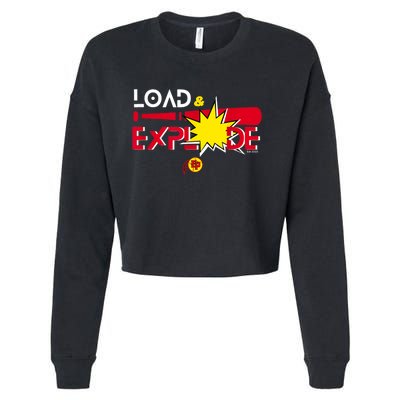 Load & Explode EP Softball Cropped Pullover Crew