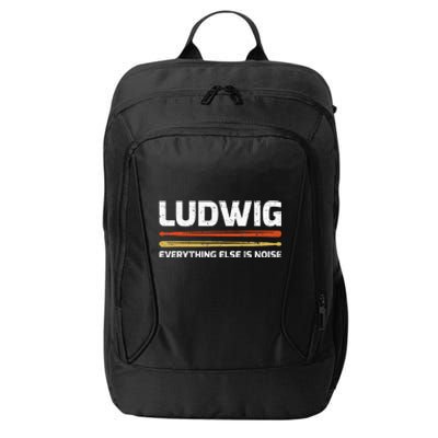 L.U.D.W.I.G Everything Else Is Noise Classical Music Drum Sticks City Backpack