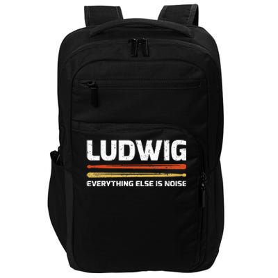 L.U.D.W.I.G Everything Else Is Noise Classical Music Drum Sticks Impact Tech Backpack