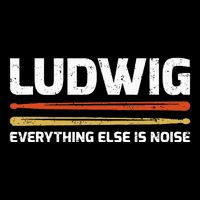 L.U.D.W.I.G Everything Else Is Noise Classical Music Drum Sticks Premium T-Shirt