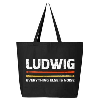 L.U.D.W.I.G Everything Else Is Noise Classical Music Drum Sticks 25L Jumbo Tote