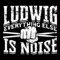 L.U.D.W.I.G Everything Else Is Noise Drum Sticks 7-Panel Snapback Hat