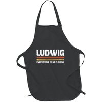 L.U.D.W.I.G Everything Else Is Noise Classical Music Drum Sticks Full-Length Apron With Pockets
