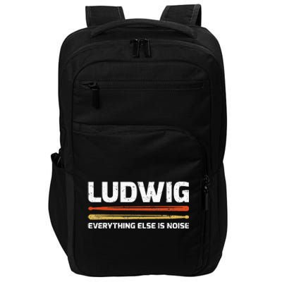 L.U.D.W.I.G Everything Else Is Noise Classical Music Drum Sticks Impact Tech Backpack