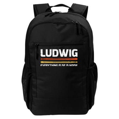 L.U.D.W.I.G Everything Else Is Noise Classical Music Drum Sticks Daily Commute Backpack