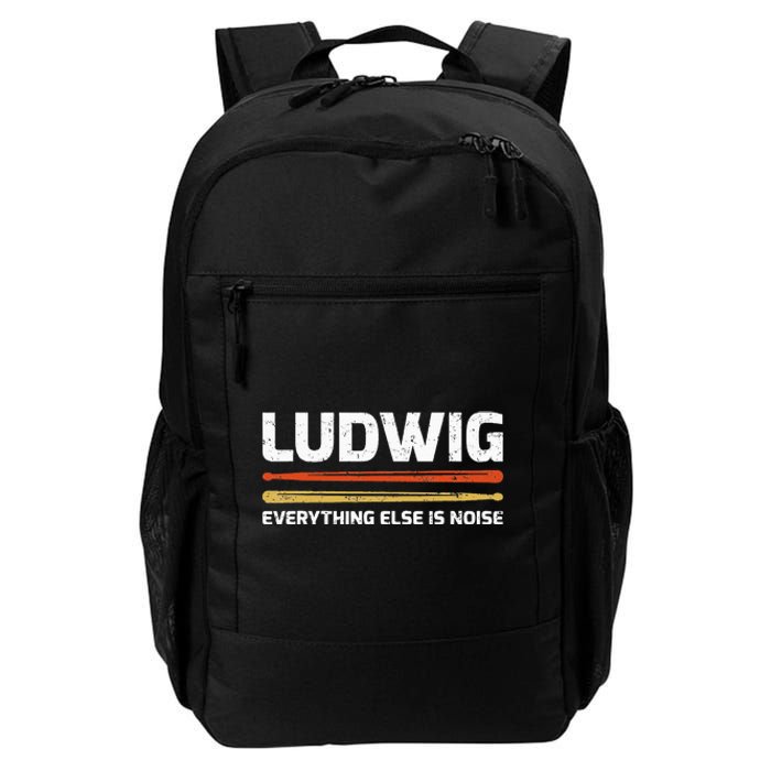 L.U.D.W.I.G Everything Else Is Noise Classical Music Drum Sticks Daily Commute Backpack