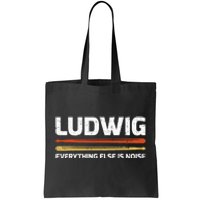 L.U.D.W.I.G Everything Else Is Noise Classical Music Drum Sticks Tote Bag