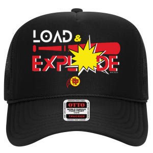 Load & Explode EP Softball High Crown Mesh Back Trucker Hat