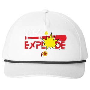 Load & Explode EP Softball Snapback Five-Panel Rope Hat