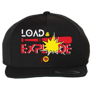 Load & Explode EP Softball Wool Snapback Cap