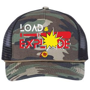 Load & Explode EP Softball Retro Rope Trucker Hat Cap